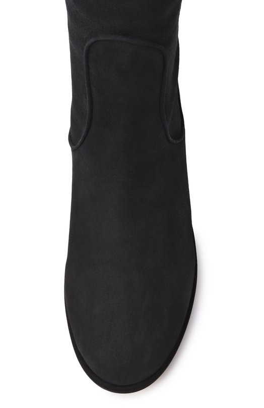 Замшевые ботфорты Kiton D60833K0520H04 Чёрный  D60833K0520H04 Фото 6