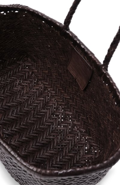 Сумка-тоут triple jump small DRAGON DIFFUSION темно-коричневого цвета по цене 38950 руб., арт. 8811, фото 5 Сумка-тоут triple jump small DRAGON DIFFUSION, арт. 8811, фото 5