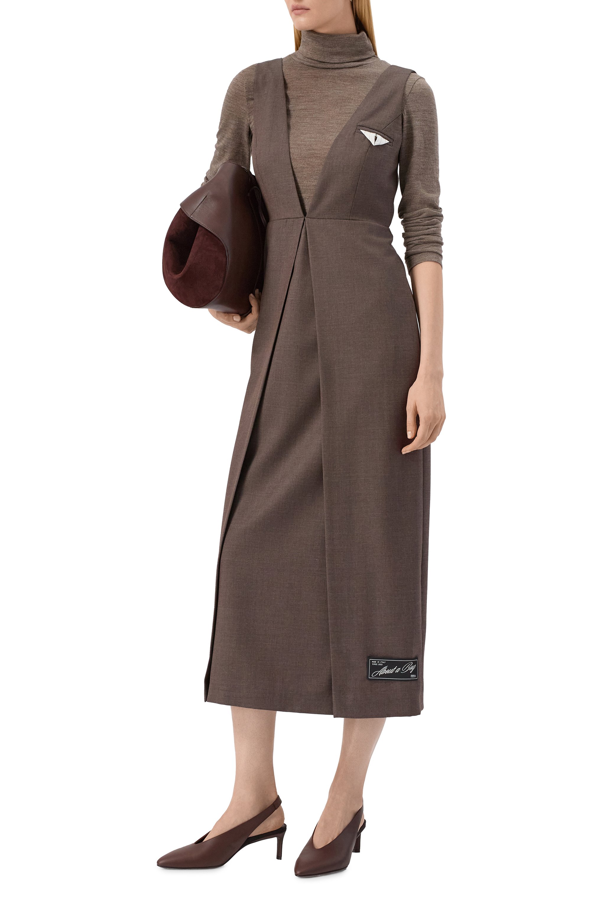Шерстяное платье ERIKA CAVALLINI, арт. P5WZ26, фото 2