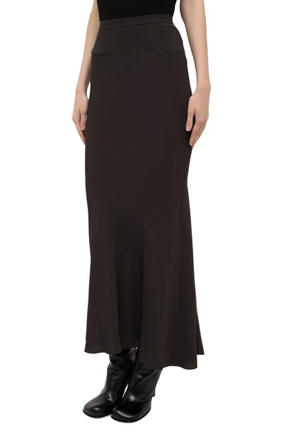 Юбка RICK OWENS серого цвета по цене 55450 руб., арт. RP20F2334/CC, фото 4 Юбка RICK OWENS, арт. RP20F2334/CC, фото 4