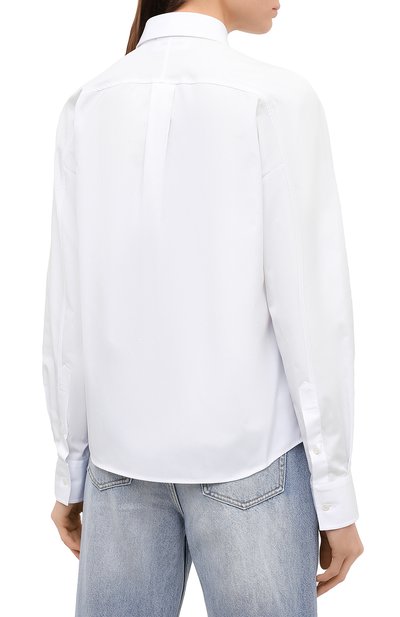 Хлопковая рубашка DSQUARED2 белого цвета по цене 27950 руб., арт. S75DL0733/S36275, фото 4 Хлопковая рубашка DSQUARED2, арт. S75DL0733/S36275, фото 4