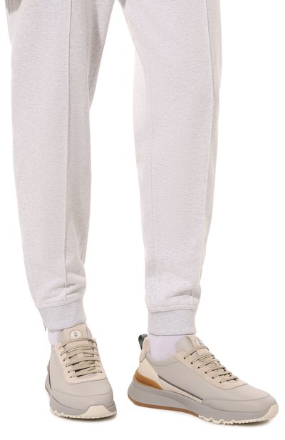 Кожаные кроссовки urban BRUNELLO CUCINELLI, арт. MZULSC0278, фото 3