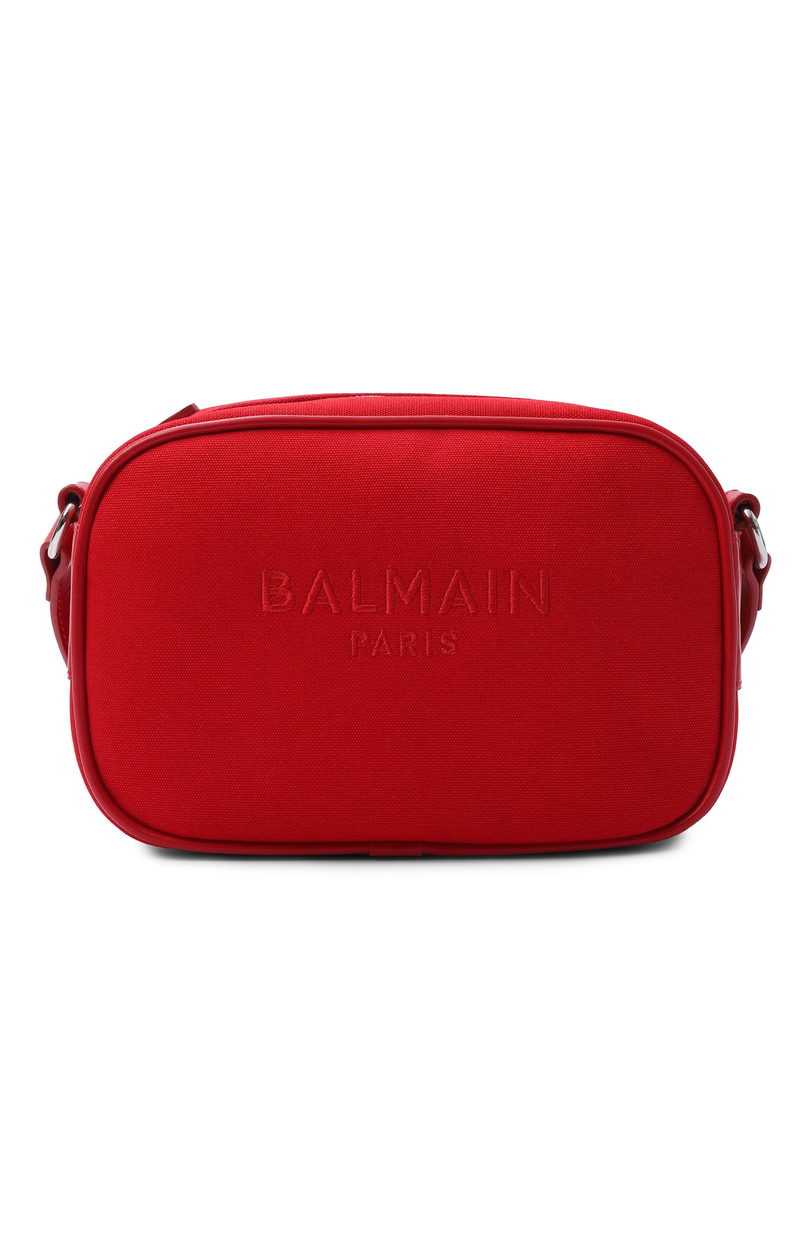 Сумка BALMAIN красного цвета по цене 42650 руб., арт. BZ0B38, фото 1 Сумка BALMAIN, арт. BZ0B38, фото 1