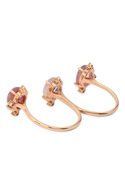 Кольцо-кастет с розовым турмалином MOONKA, арт. ai-cr-p, фото 2
