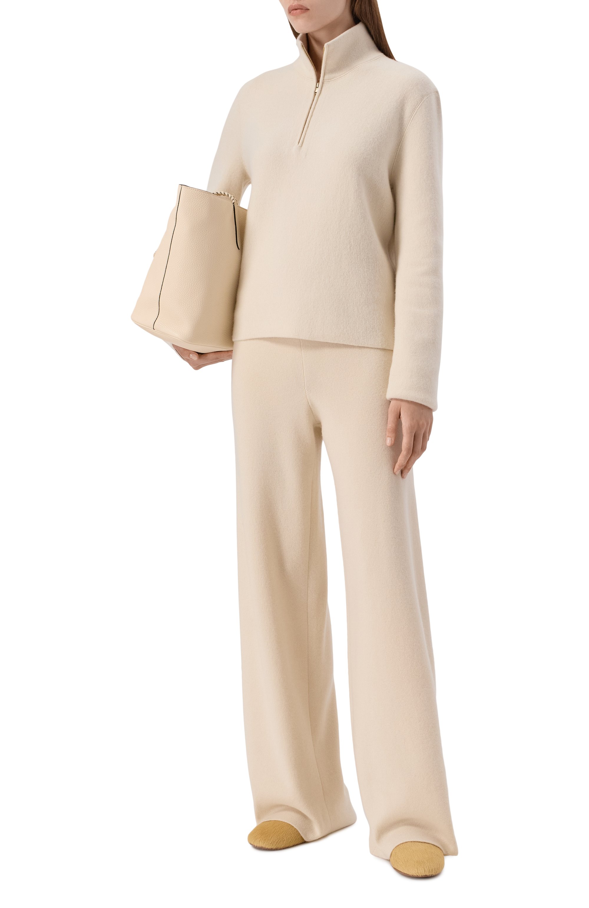 Кожаные лоферы YVES SALOMON, арт. 26WAC617XXMRCA, фото 3