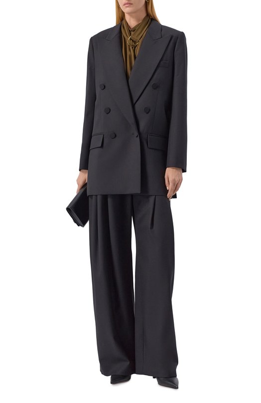 Шерстяной жакет Nina Ricci 25ACVE002/WV0324 Чёрный  25ACVE002/WV0324 Фото 2
