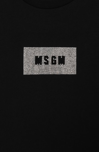 Хлопковая футболка MSGM KIDS, арт. F6MSJGTH209, фото 3