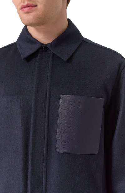 Куртка-рубашка из шерсти и кашемира ZILLI, арт. DBLA04M024450034U, фото 5