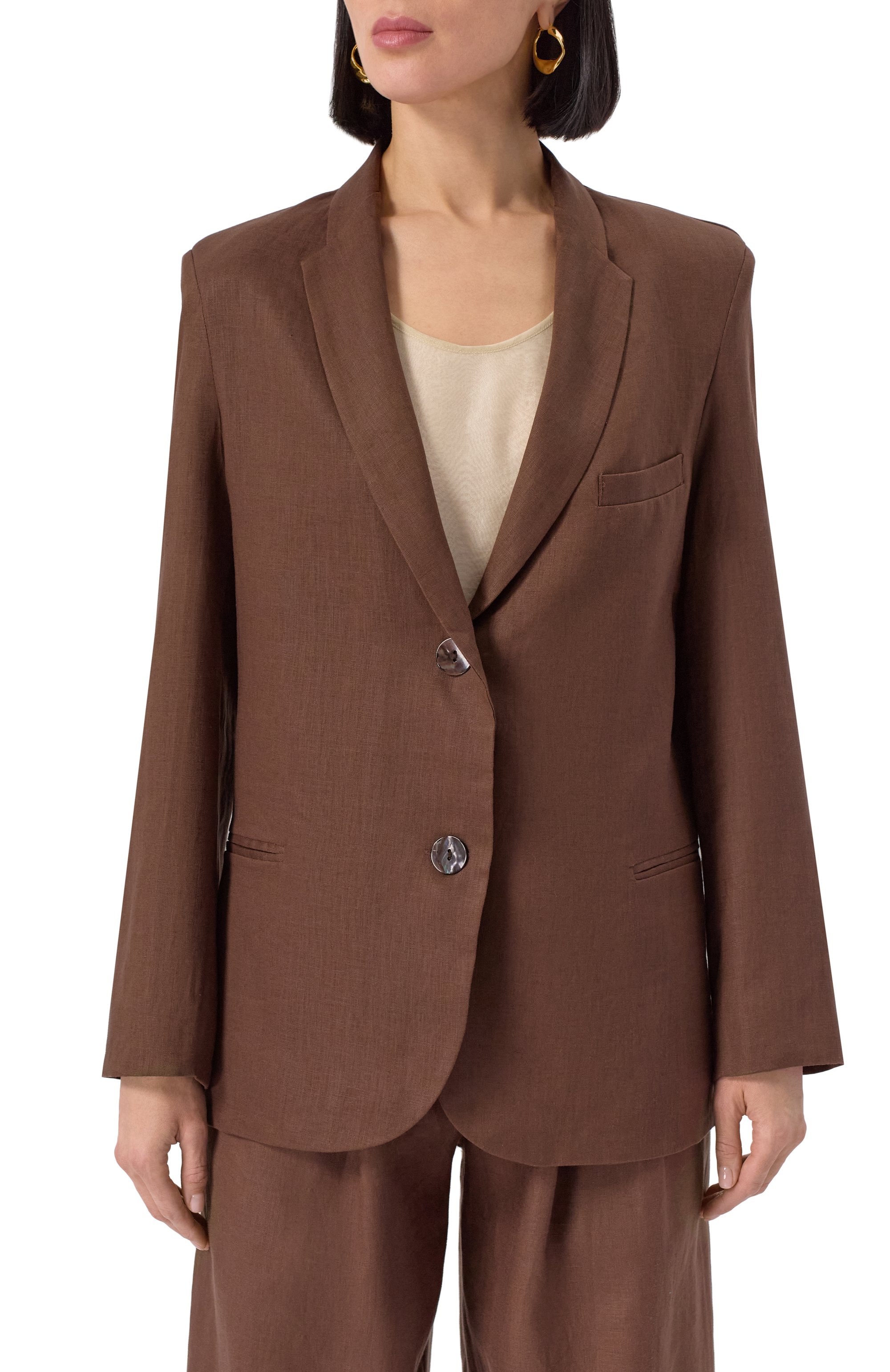 Льняной жакет ALBUS LUMEN, арт. AL.RT25.006.CLASSICBLAZER, фото 3