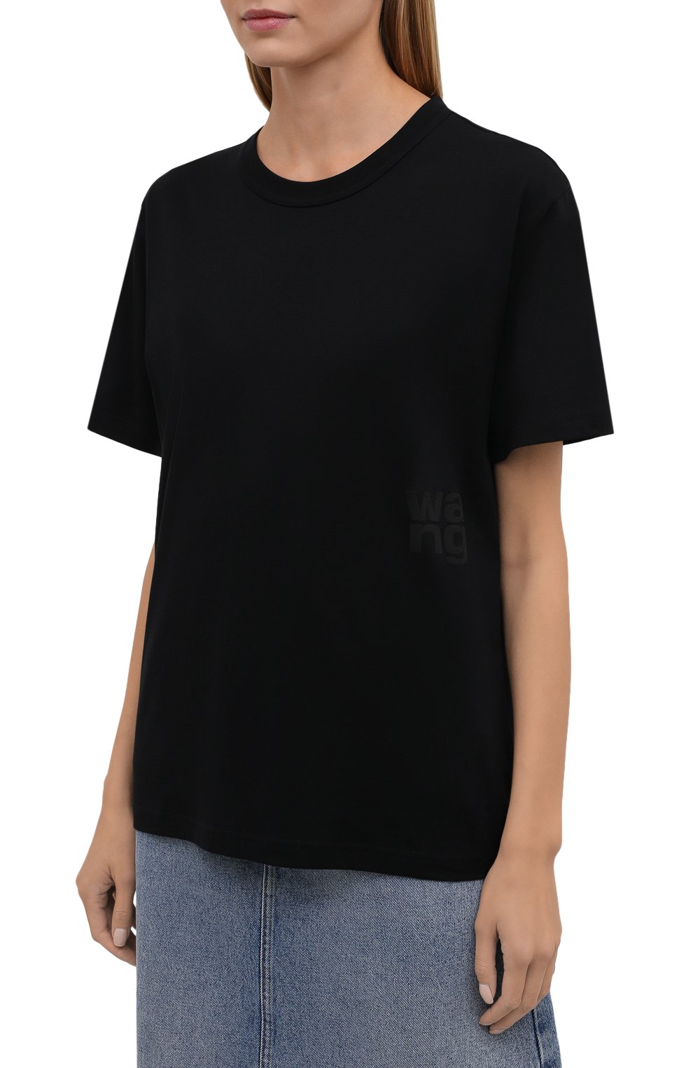 Хлопковая футболка ALEXANDERWANG.T, арт. 4CC3211281, фото 3