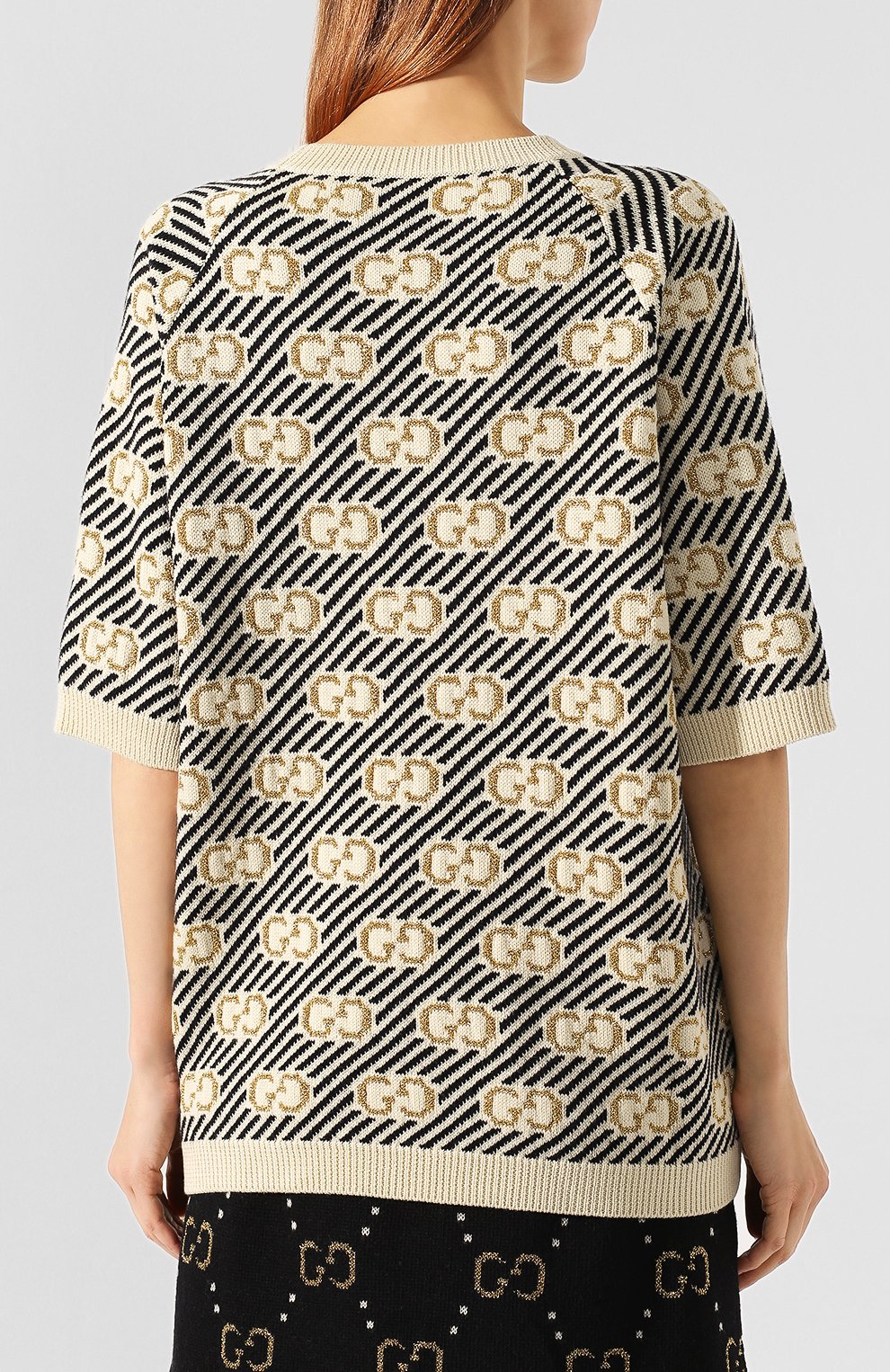 Шерстяной пуловер GUCCI, арт. 574208/XKASE, фото 4