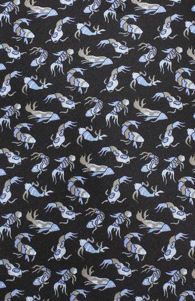 Шелковый галстук LANVIN черного цвета по цене 8415 руб., арт. 2330/TIE, фото 3 Шелковый галстук LANVIN, арт. 2330/TIE, фото 3