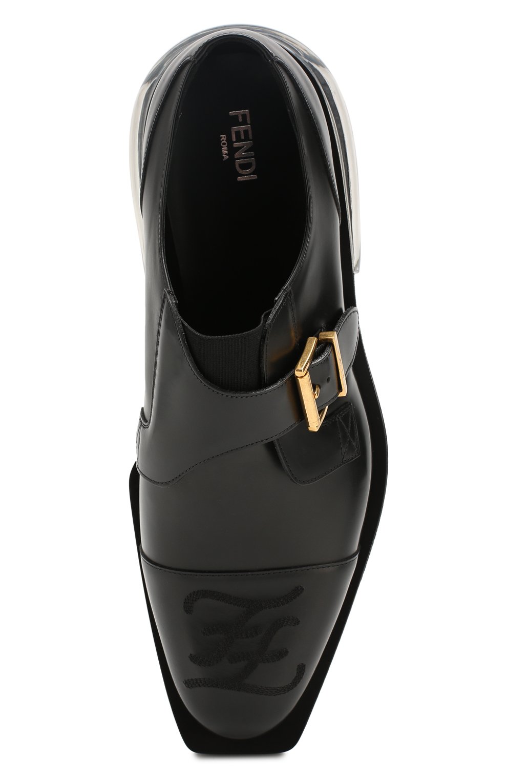 Кожаные монки FENDI, арт. 7L1273 A8PS, фото 5