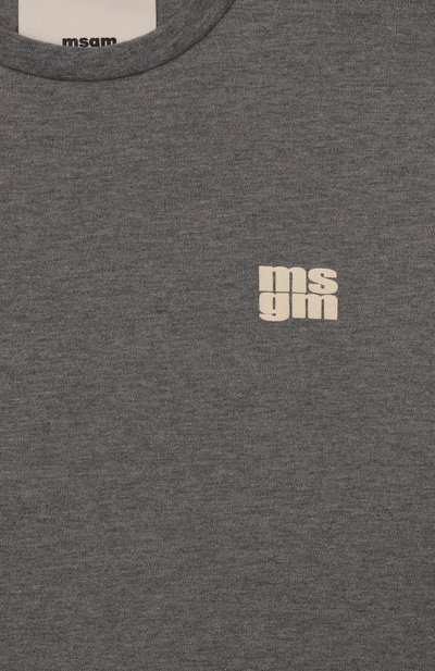Хлопковая футболка MSGM KIDS, арт. F5MSJUTH055, фото 3