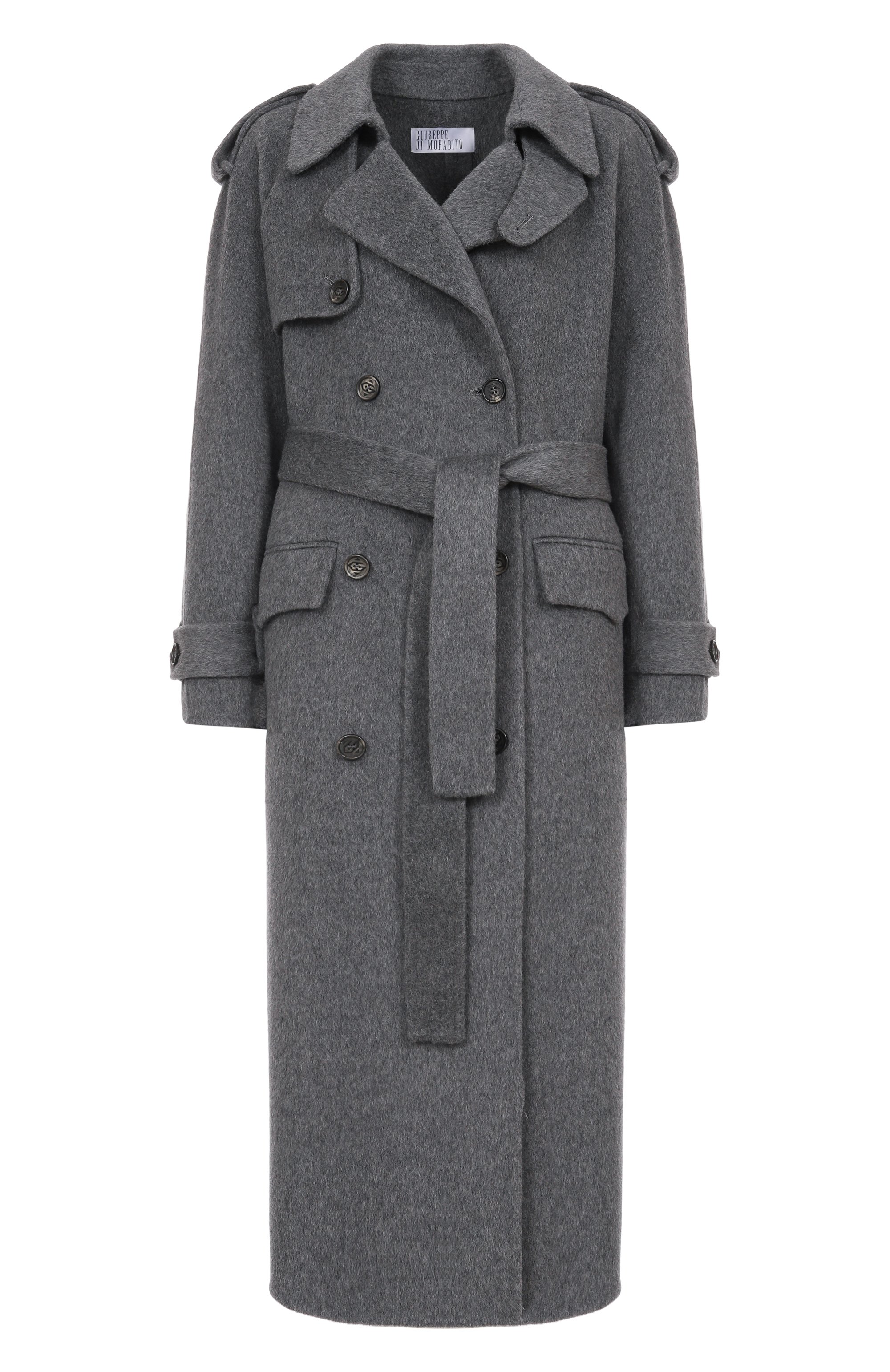 Шерстяной тренч GIUSEPPE DI MORABITO, арт. 05FWC0065 05363, фото 1