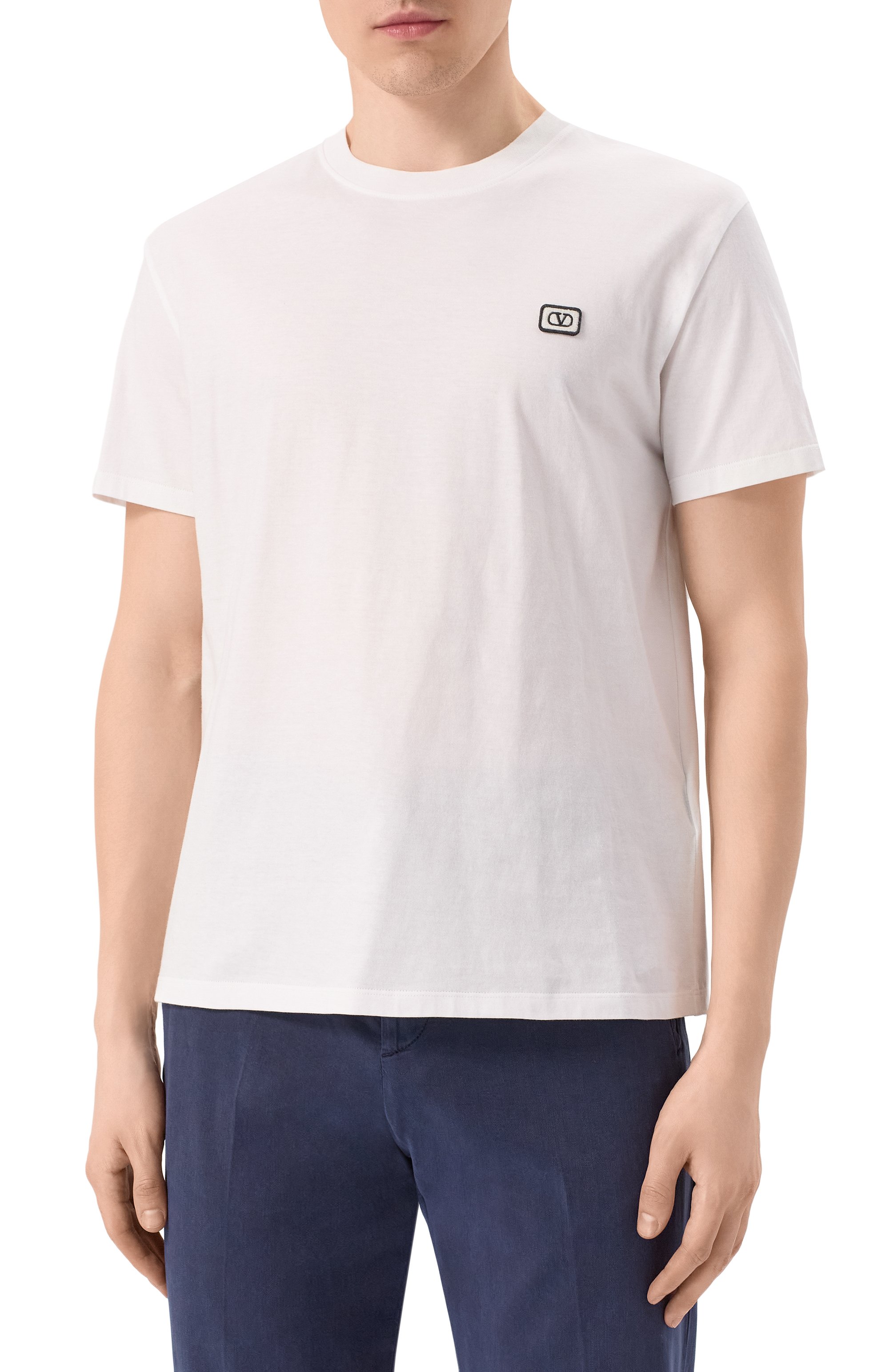 Хлопковая футболка VALENTINO, арт. 6V3MG10VAQ8, фото 3