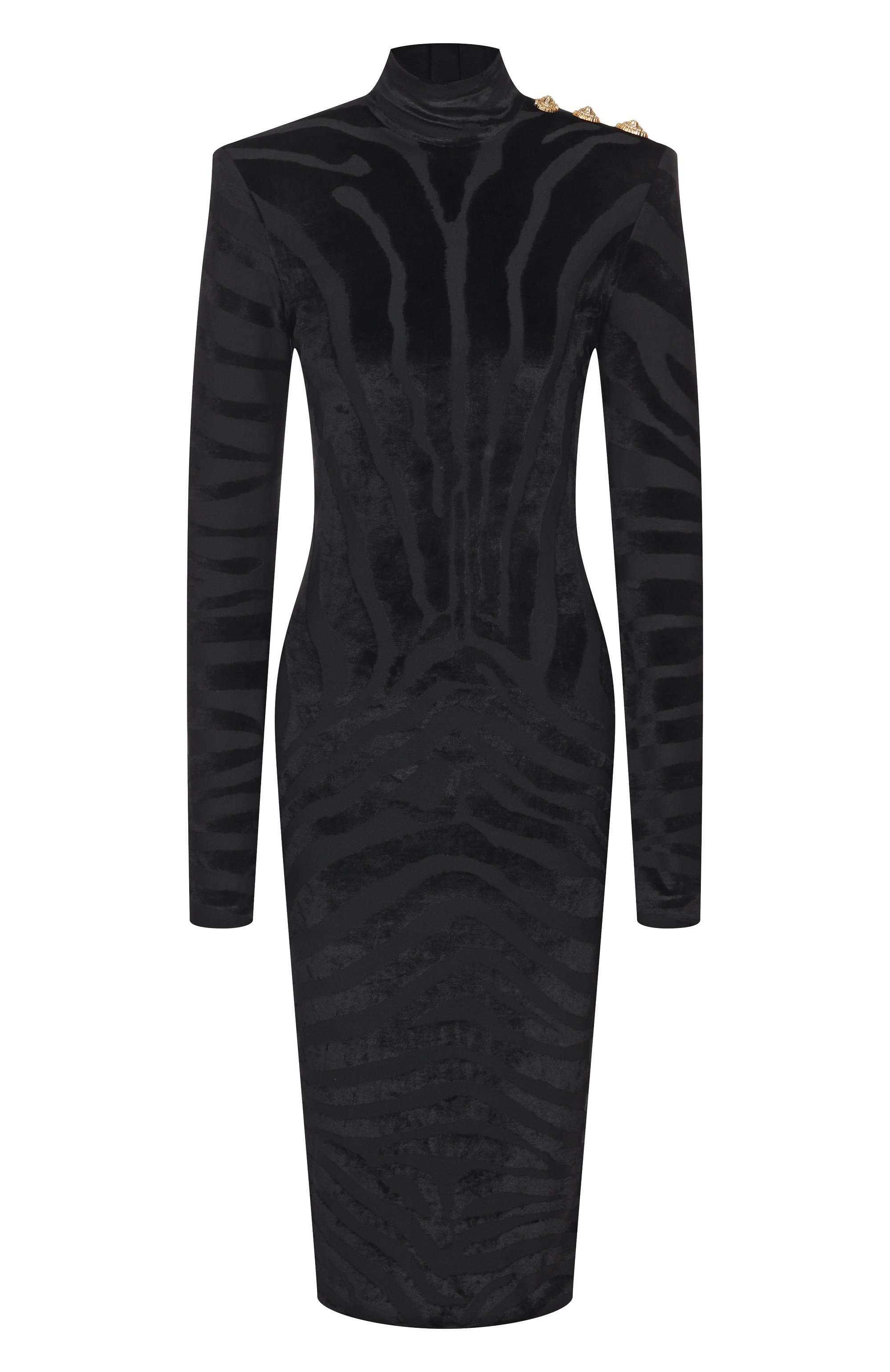 Платье из вискозы BALMAIN, арт. FF0RF075/JL11, �фото 1