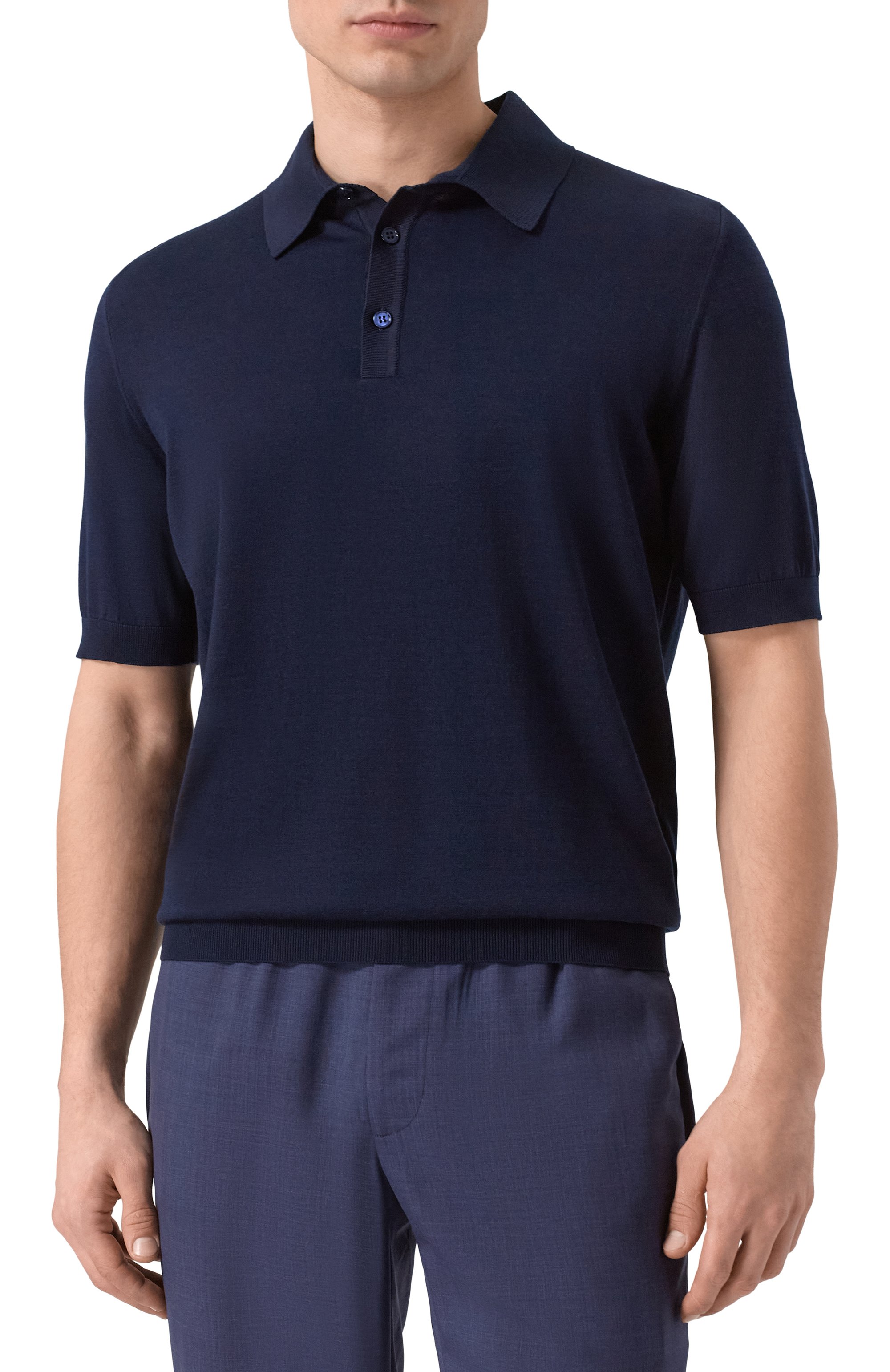 Поло из шелка и хлопка MVST, арт. M26.CSM.K424/C0TT0N/SILK, фото 3