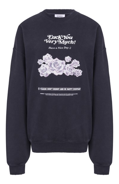 Женский хлопковый свитшот VETEMENTS, арт. MH27CN203B