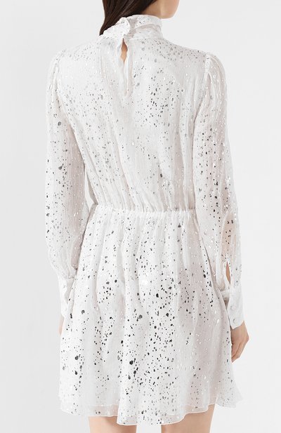 Шелковое платье MSGM, арт. 2841MDA29 207116, фото 4