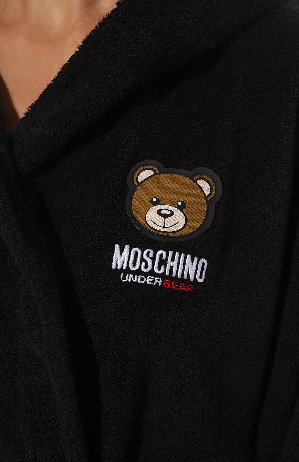 Хлопковый халат MOSCHINO, арт. 232V6/A9601/4307, фото 5