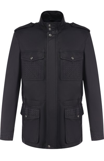 Кожаный френч на молнии с воротником-стойкой BOTTEGA VENETA, арт. 513660/VEPK0, фото 1