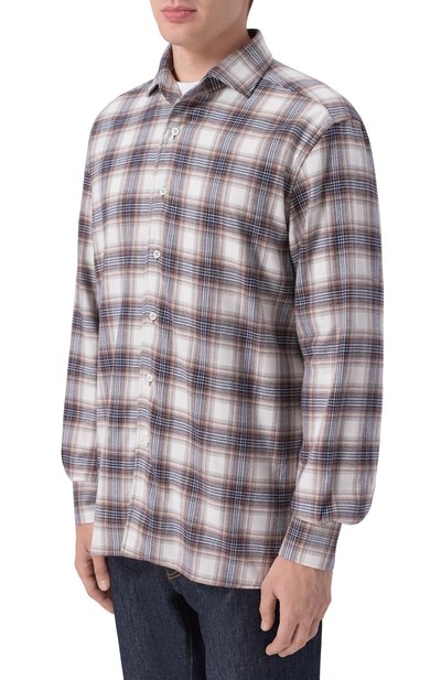 Хлопковая рубашка CORNELIANI бежевого цвета по цене 46050 руб., арт. 28P213/2A11510, фото 3 Хлопковая рубашка CORNELIANI, арт. 28P213/2A11510, фото 3