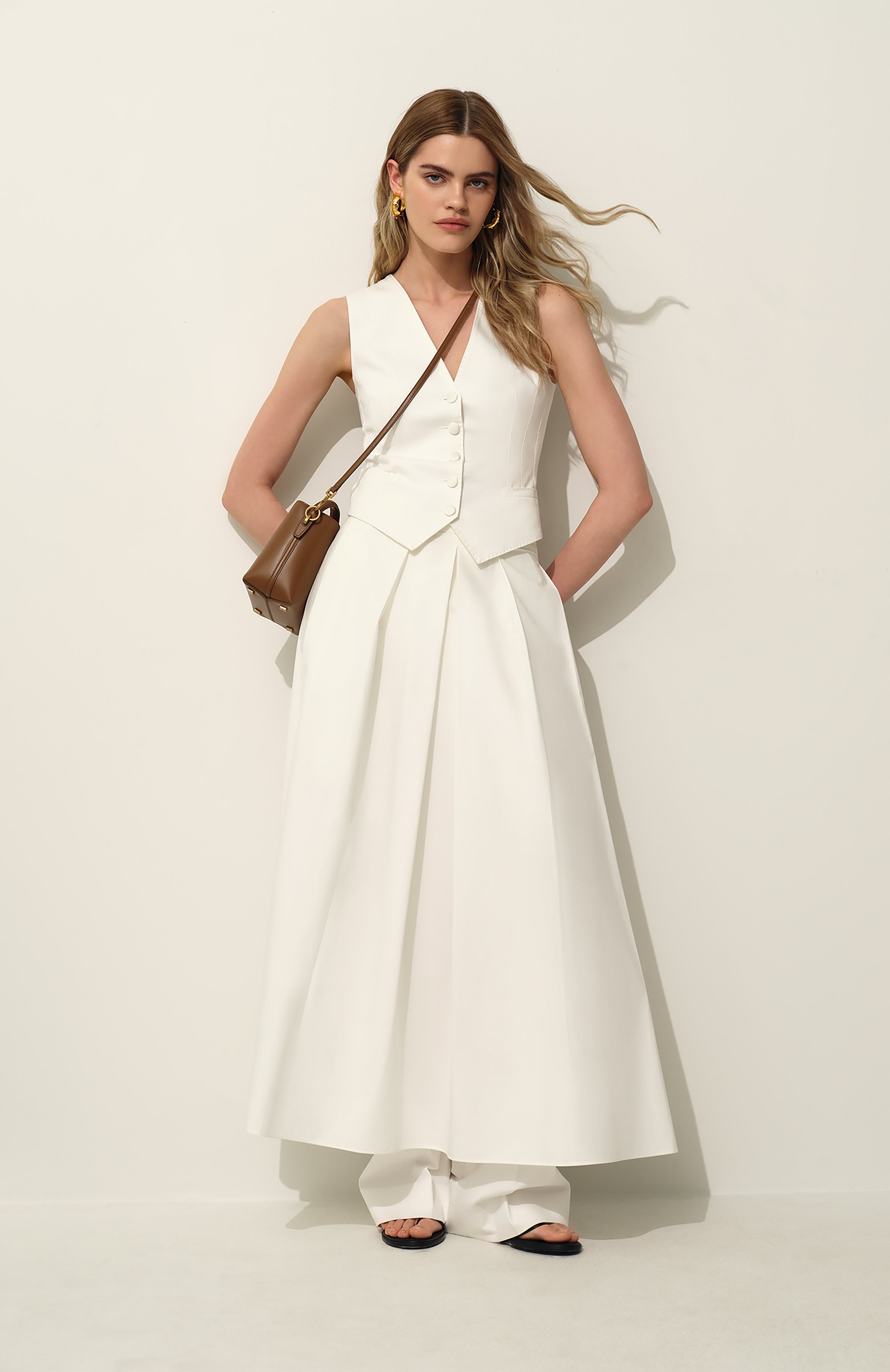 Хлопковая юбка ELIE SAAB, арт. SK109, фото 7