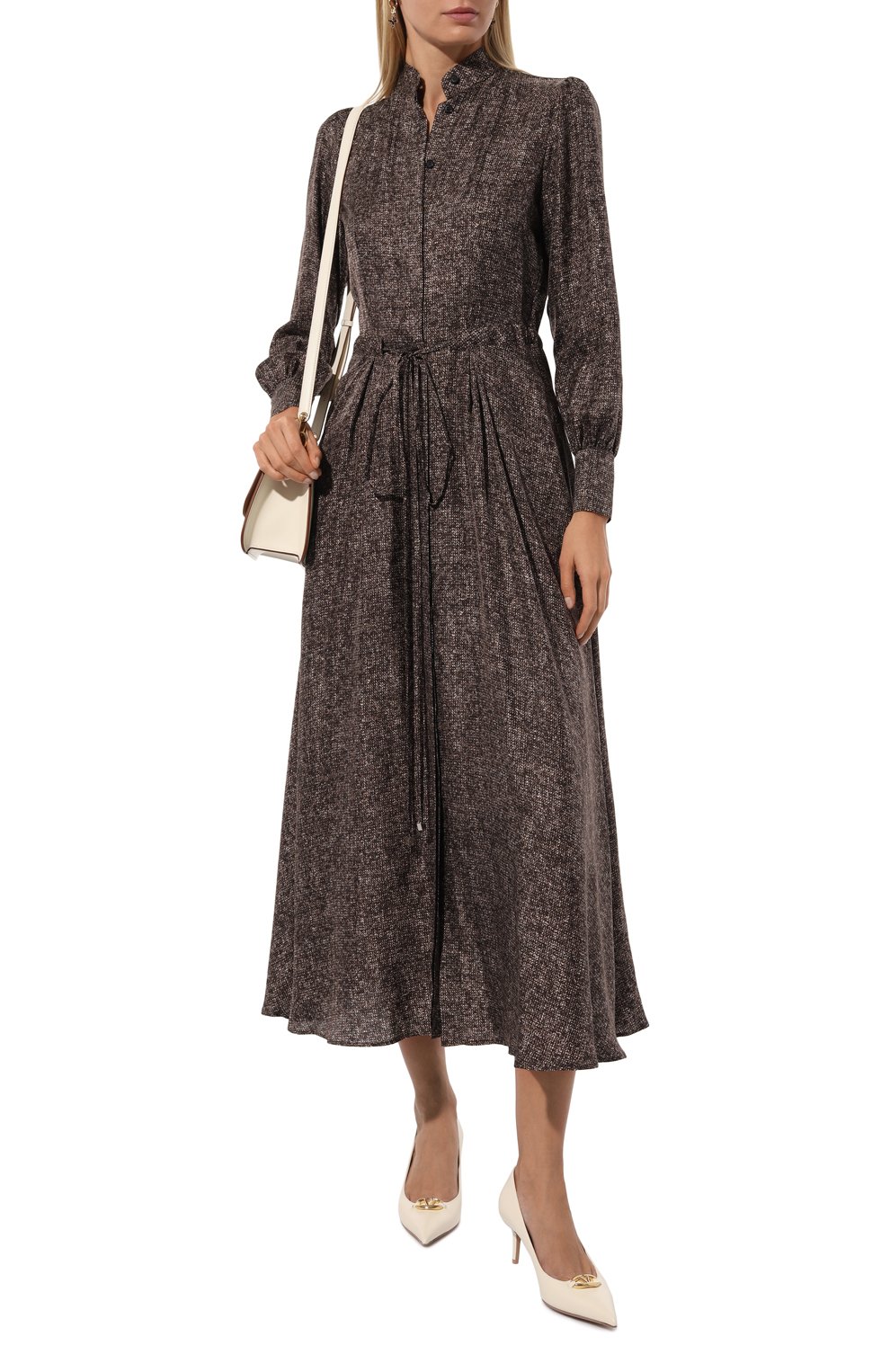 Шелковое платье KITON, арт. D52302K0531E01, фото 2