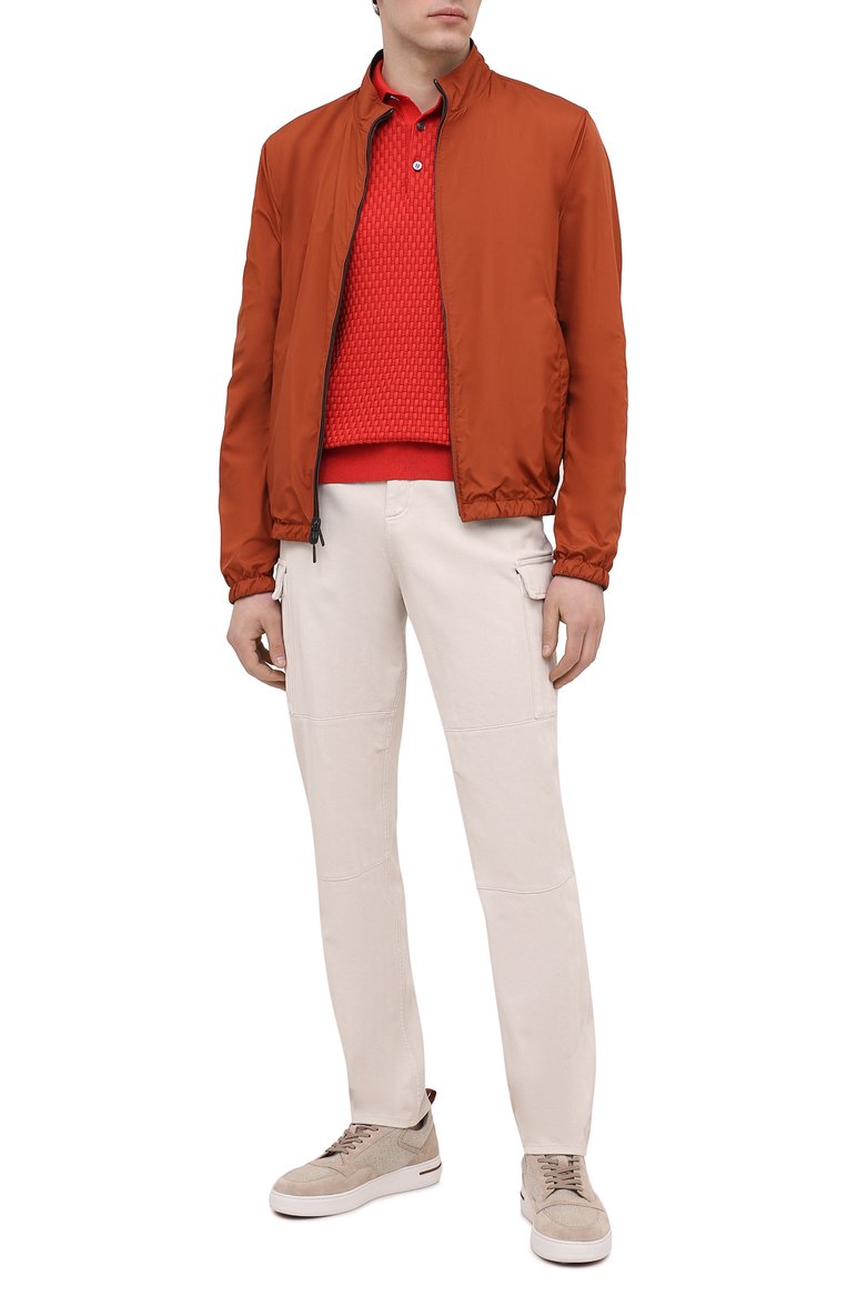 Поло из хлопка и шелка BRIONI, арт. UMR200/P0K16, фото 2