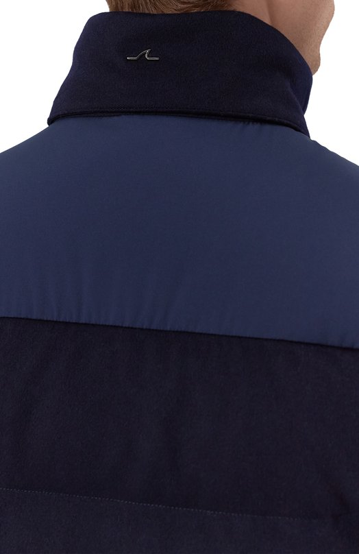 Кашемировый пуховик Paul&Shark 14312407 Синий  14312407 Фото 5