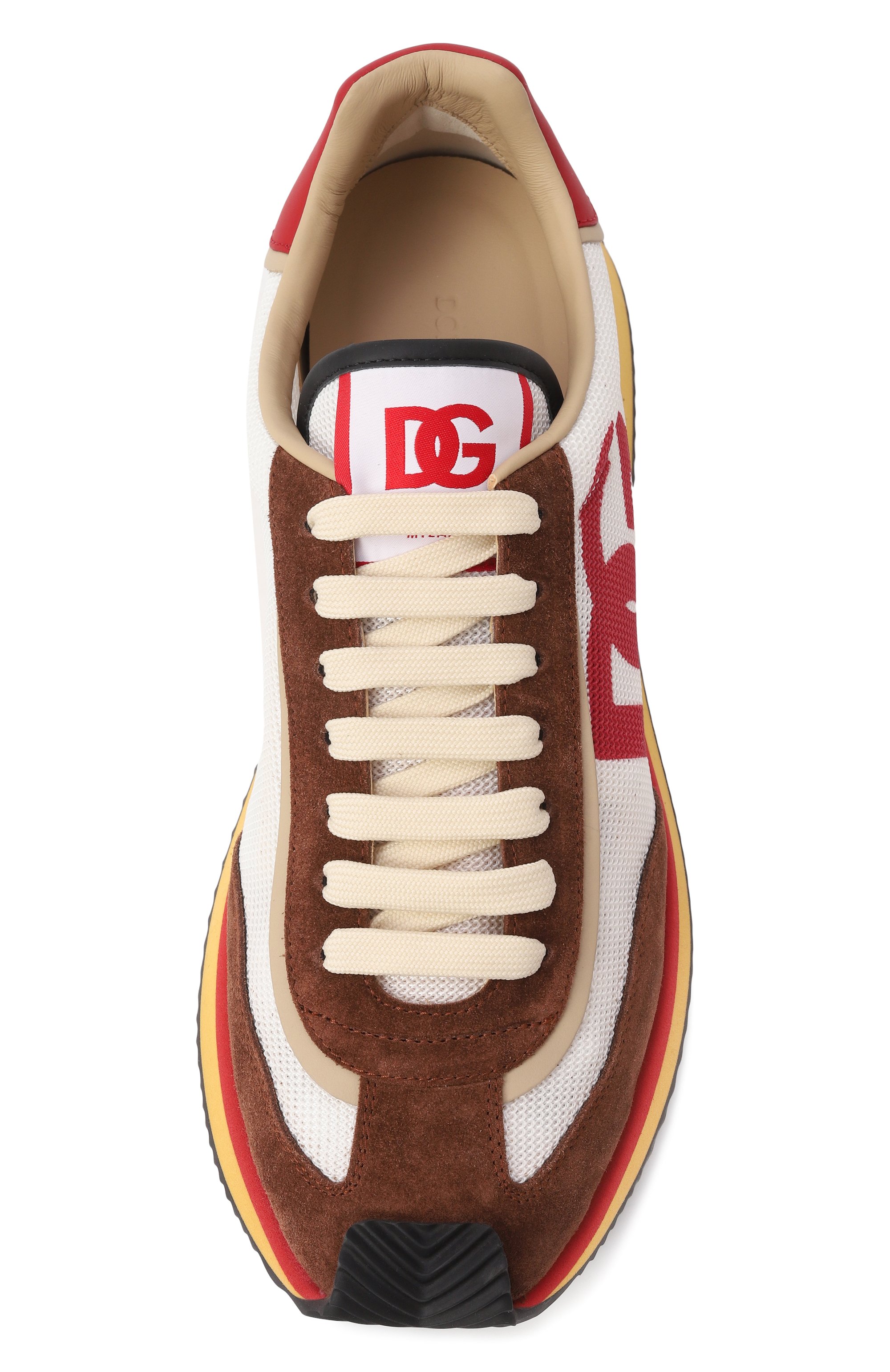 Комбинированные кроссовки dg cushion DOLCE & GABBANA, арт. CS2288/A5536, фото 6