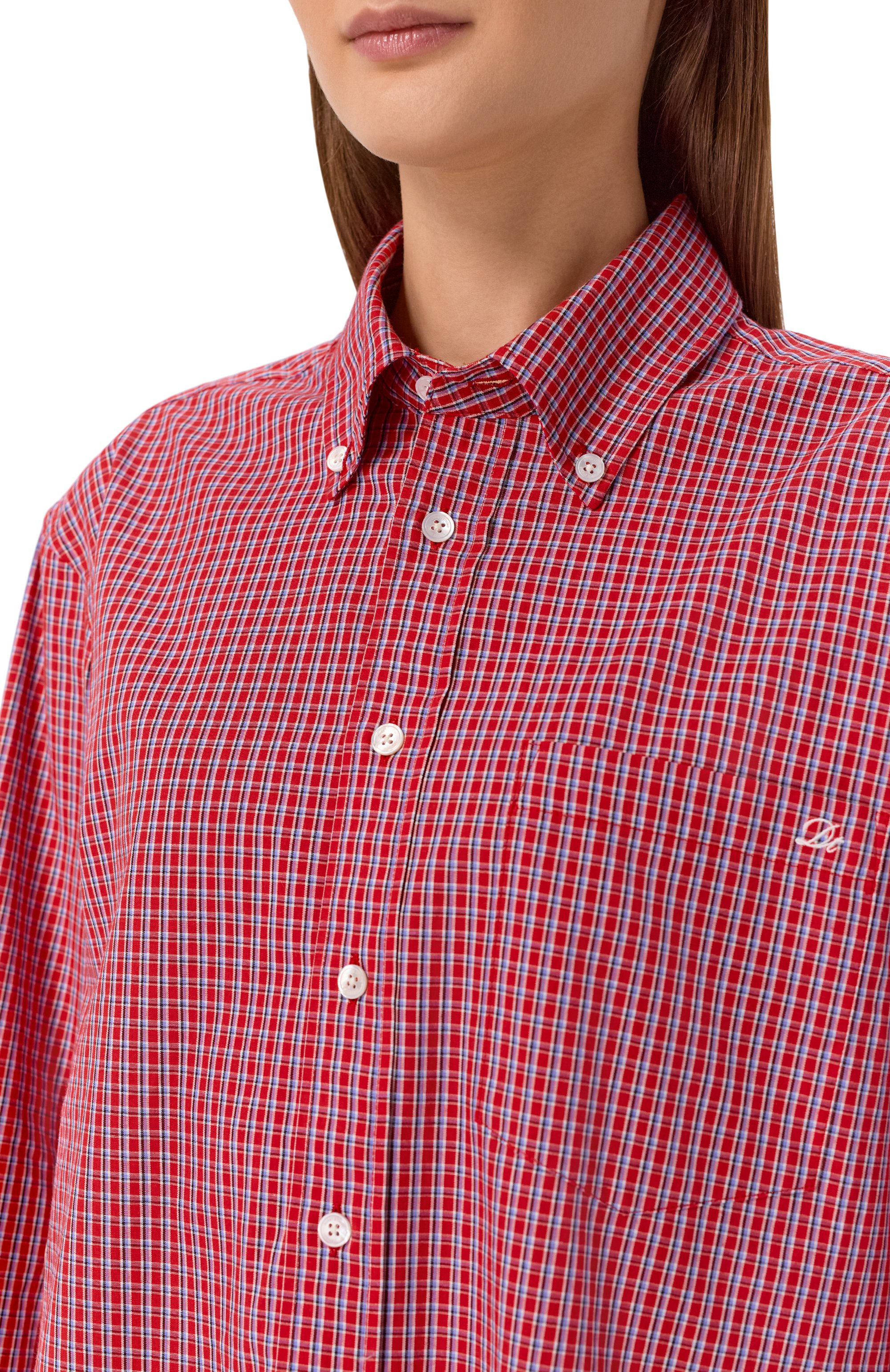 Хлопковая рубашка DUNST, арт. UDSH6A115R2, фото 5