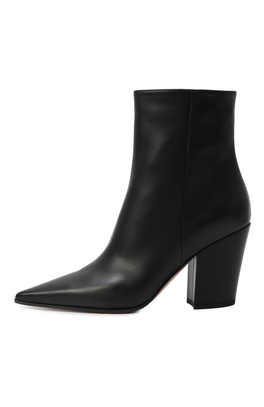 Кожаные ботильоны Keinna 85 Gianvito Rossi G72941.85RIC.VGINER0 Чёрный  G72941.85RIC.VGINER0 Фото 4