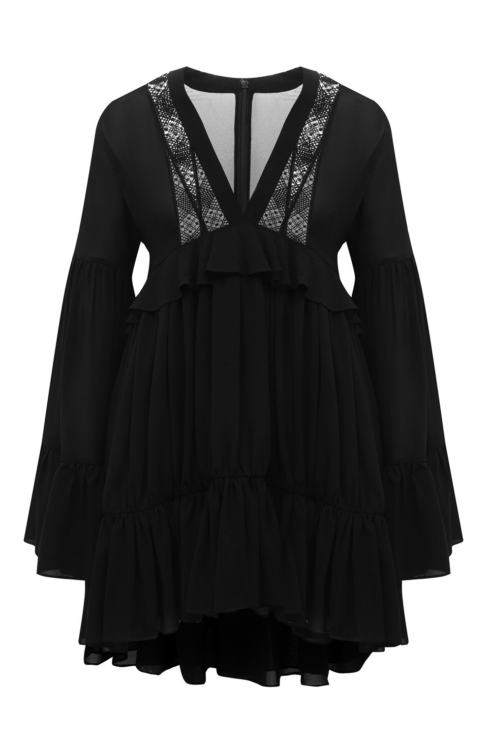 Шелковое платье SAINT LAURENT, арт. 646168/Y3C07, фото 1