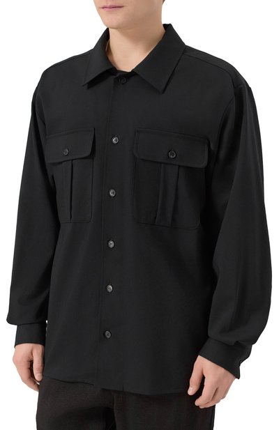 Шерстяная рубашка MM6, арт. SH2DT0036/M35622, фото 3