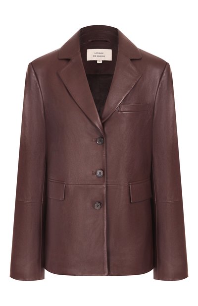 Женская кожаный жакет LOULOU DE SAISON, арт. ALD0 LDS