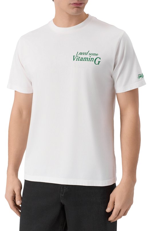 Хлопковая футболка MC2 Saint Barth ARN0001-03203I/ARN0TT Белый  ARN0001-03203I/ARN0TT Фото 3