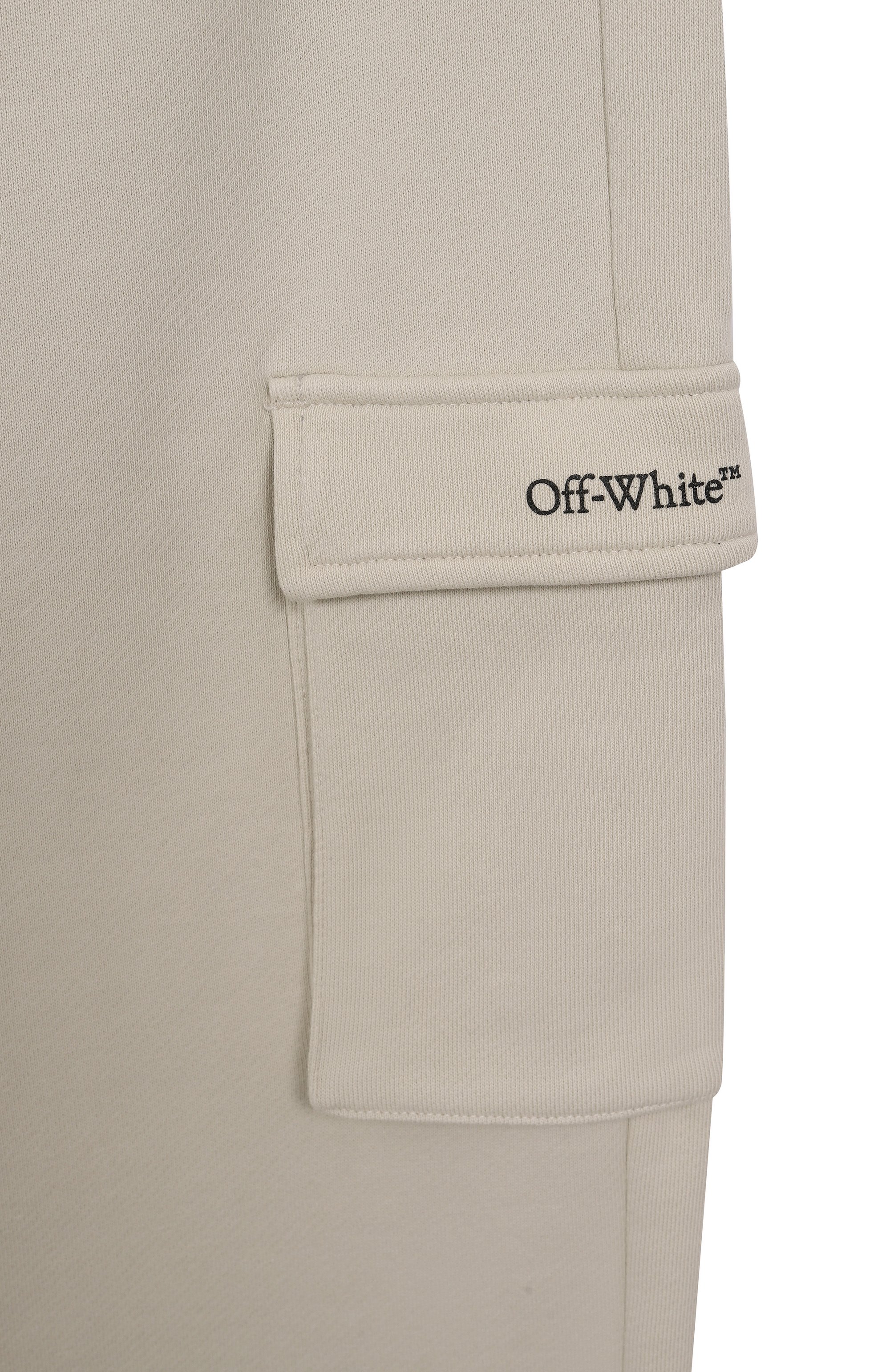 Хлопковые джоггеры OFF-WHITE, арт. 0BCH005S25FLE001/12+, фото 3