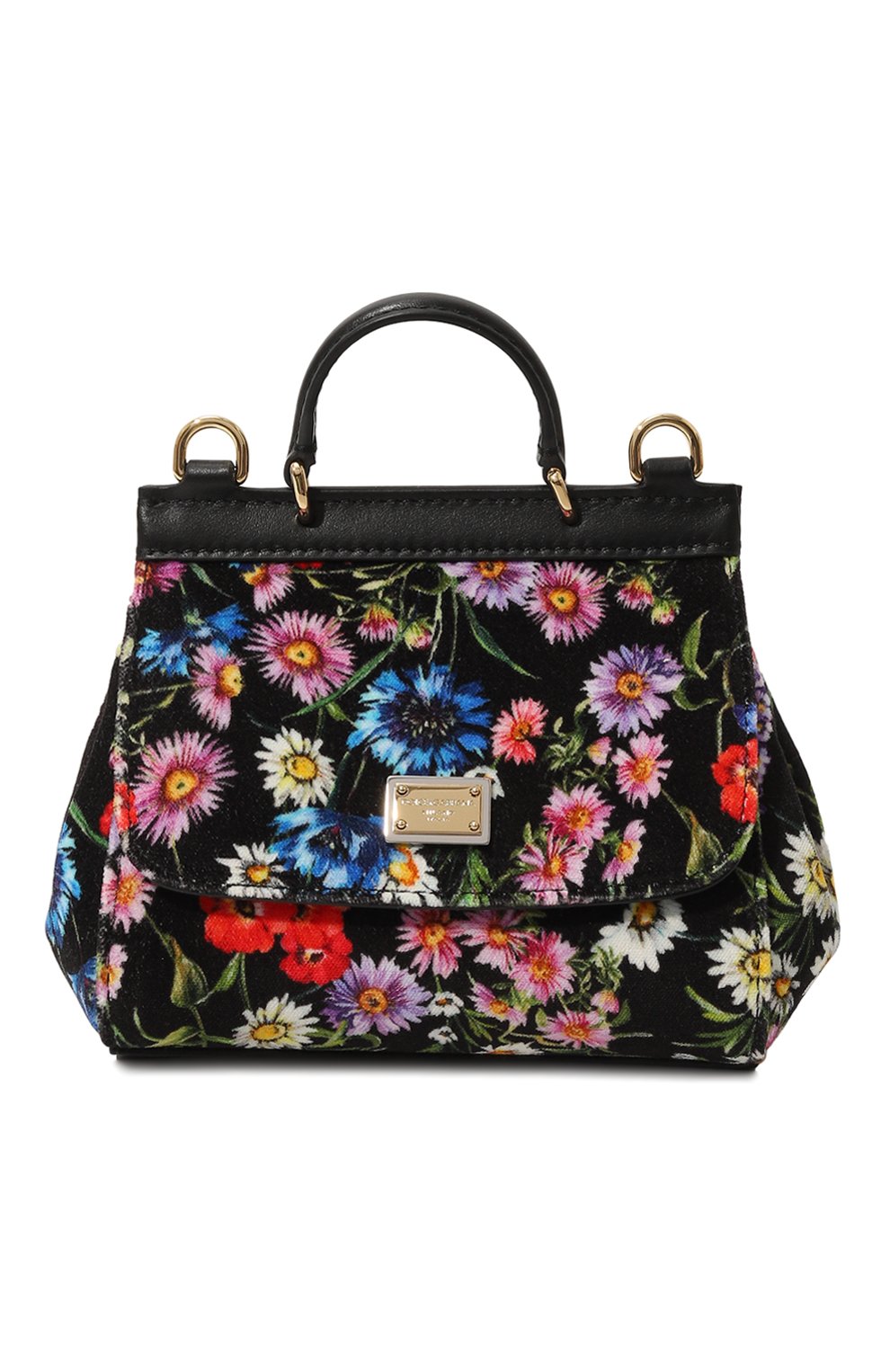 Сумка sicily DOLCE & GABBANA черного цвета по цене 77400 руб., арт. EB0003/AA945, фото 1 Сумка sicily DOLCE & GABBANA, арт. EB0003/AA945, фото 1