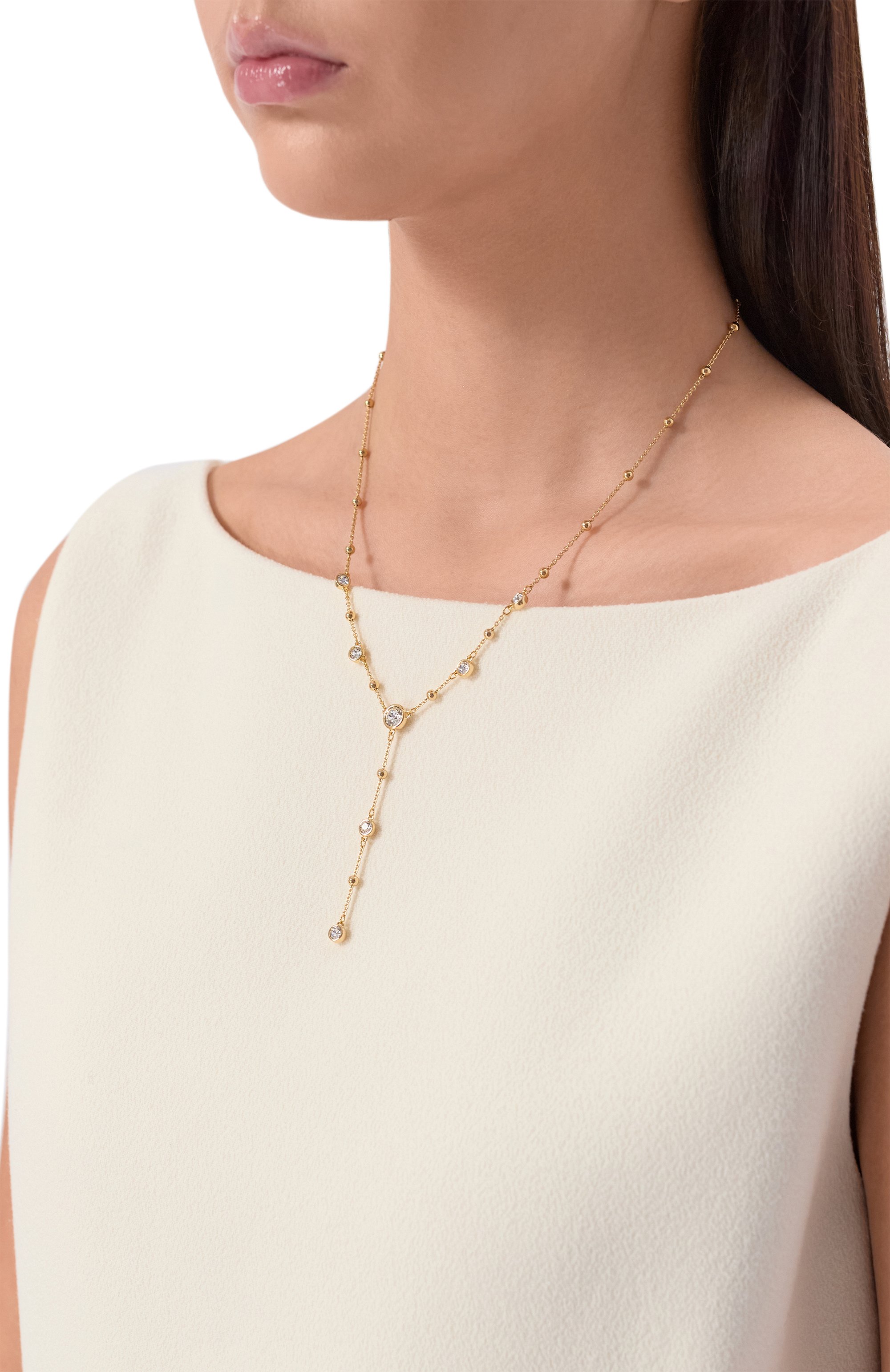 Колье imber y SWAROVSKI золотого цвета по цене 27550 руб., арт. 5684510, фото 2 Колье imber y SWAROVSKI, арт. 5684510, фото 2