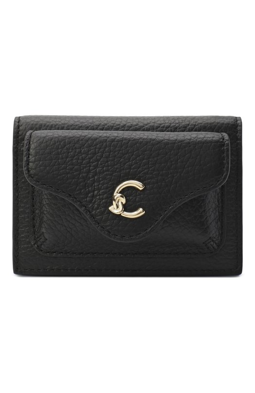 Кожаный кошелек C-Me Coccinelle E2 SSL 18 29 21 Чёрный E2 SSL 18 29 21