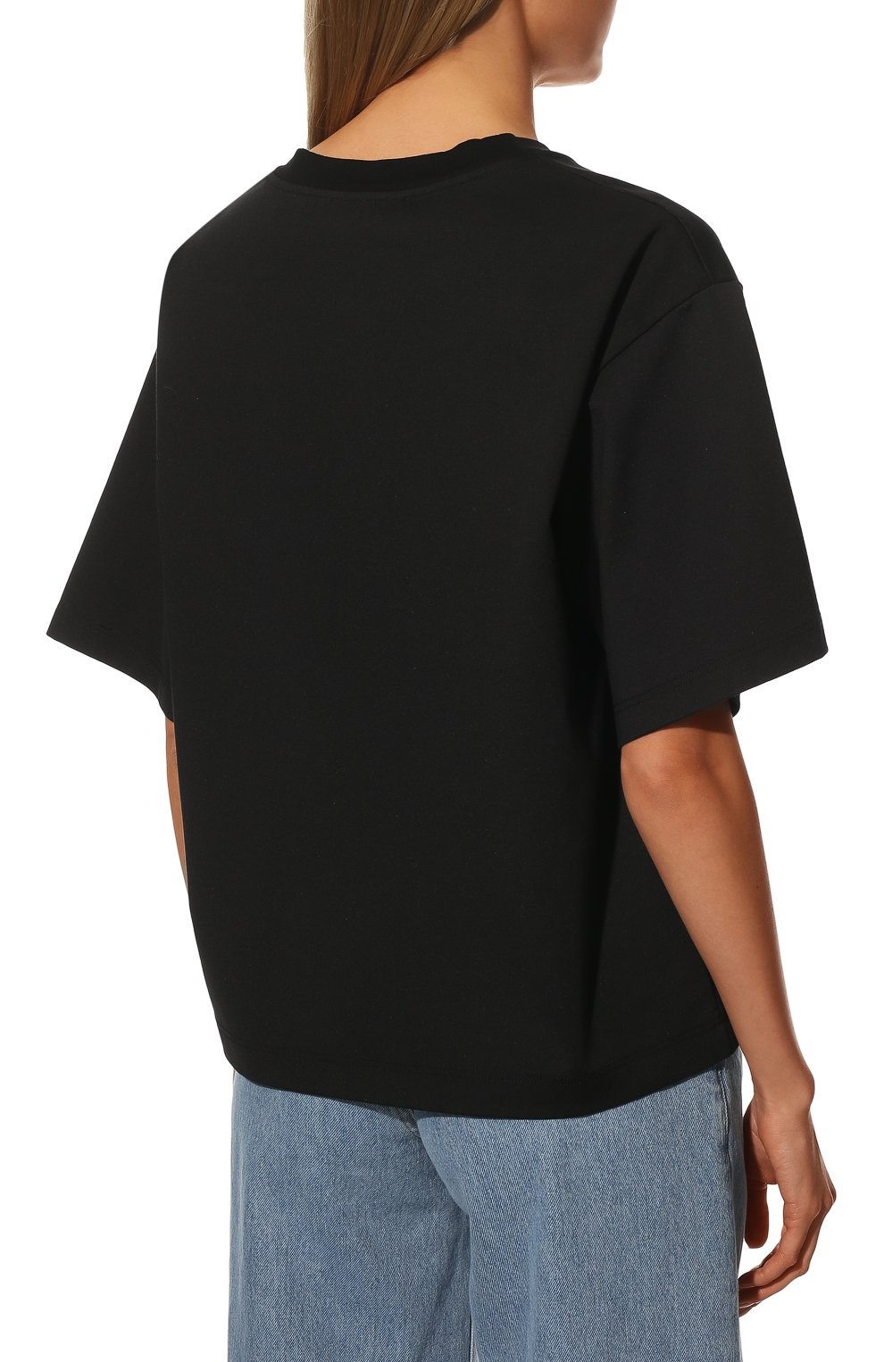 Футболка DOLCE & GABBANA черного цвета по цене 59850 руб., арт. F8048T/G7C1B, фото 4 Футболка DOLCE & GABBANA, арт. F8048T/G7C1B, фото 4