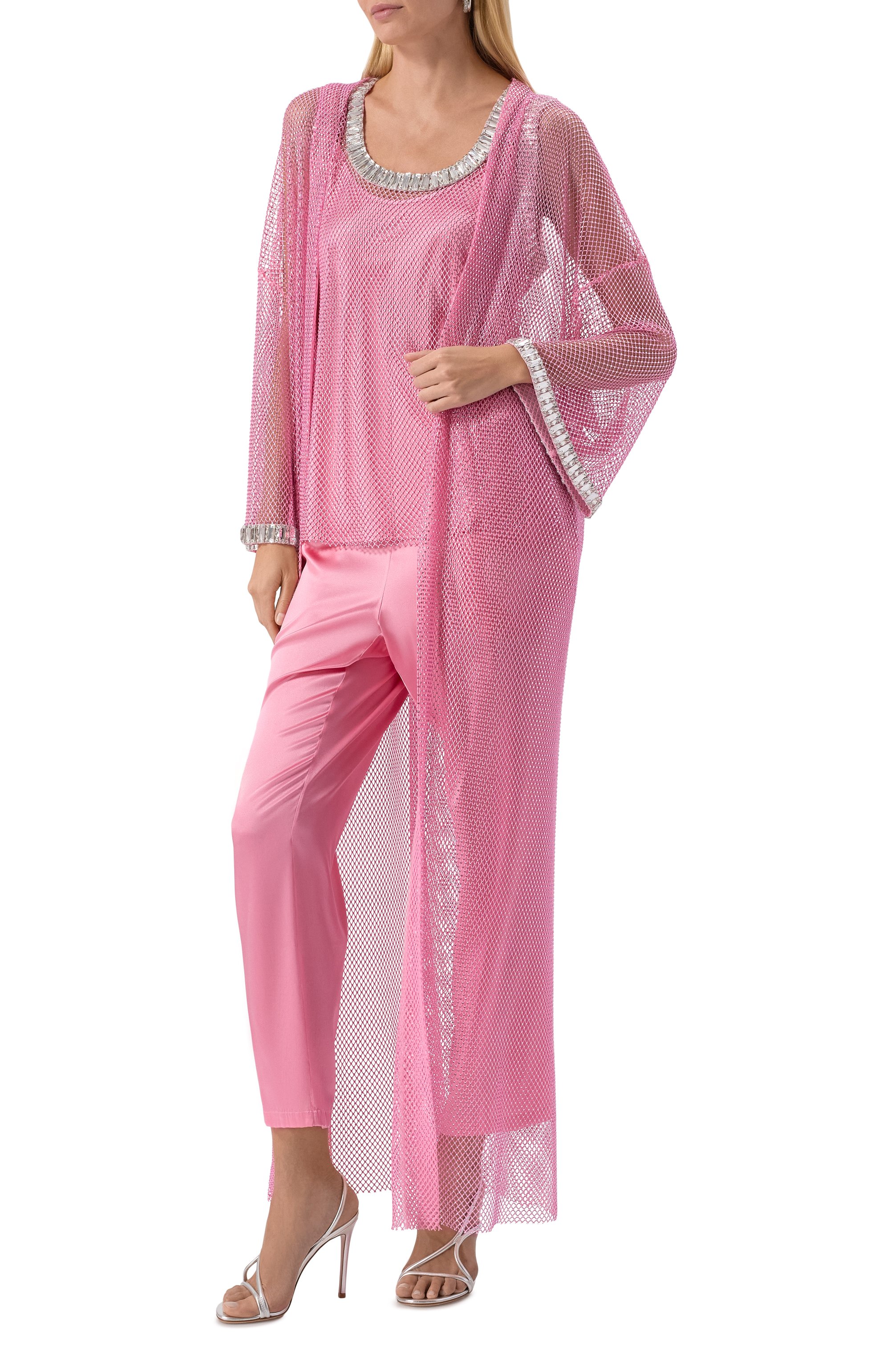 Накидка с отделкой стразами YANINA, арт. T-2911, фото 3