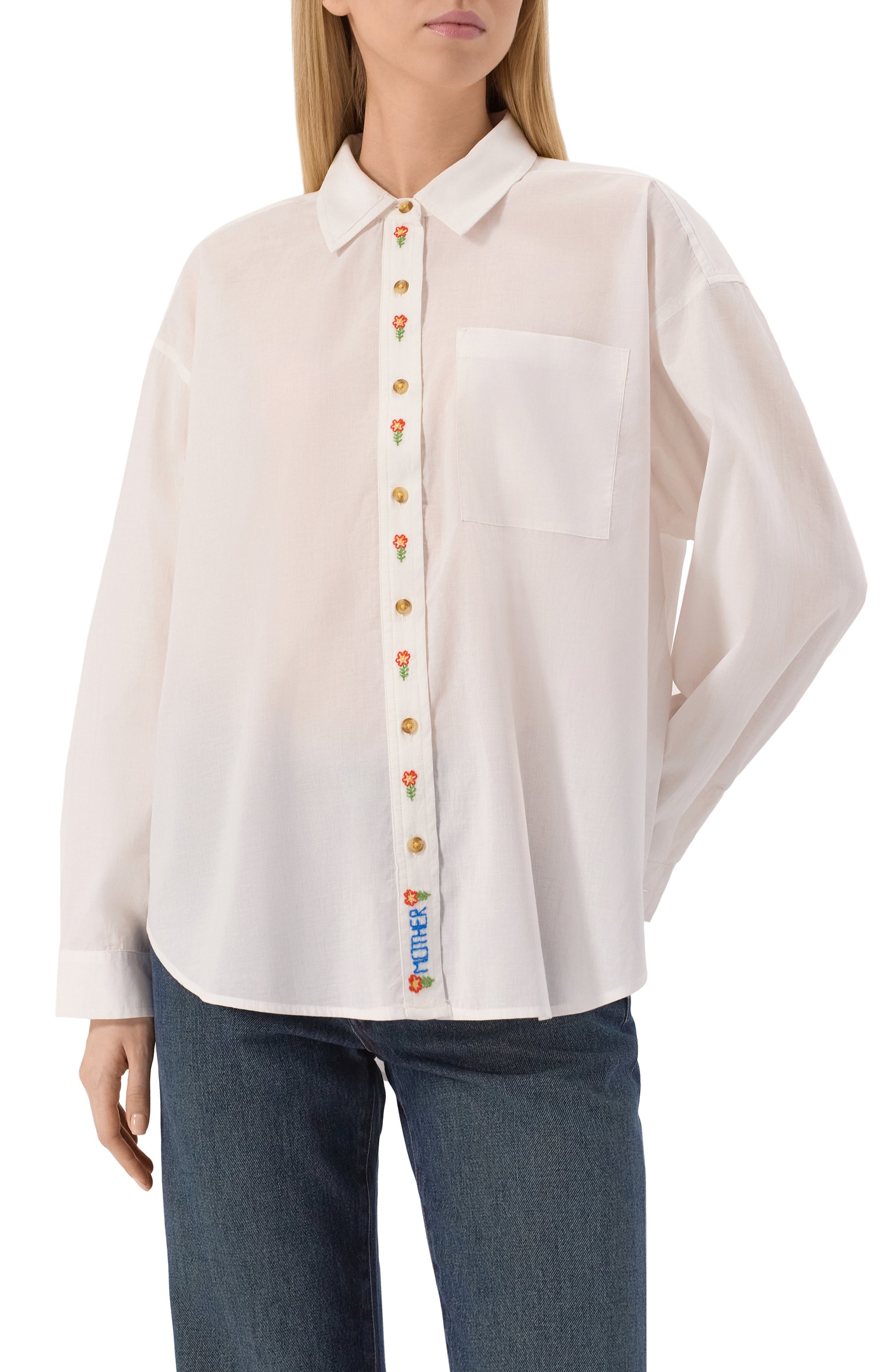 Хлопковая рубашка MOTHER, арт. 21166-1289, фото 3