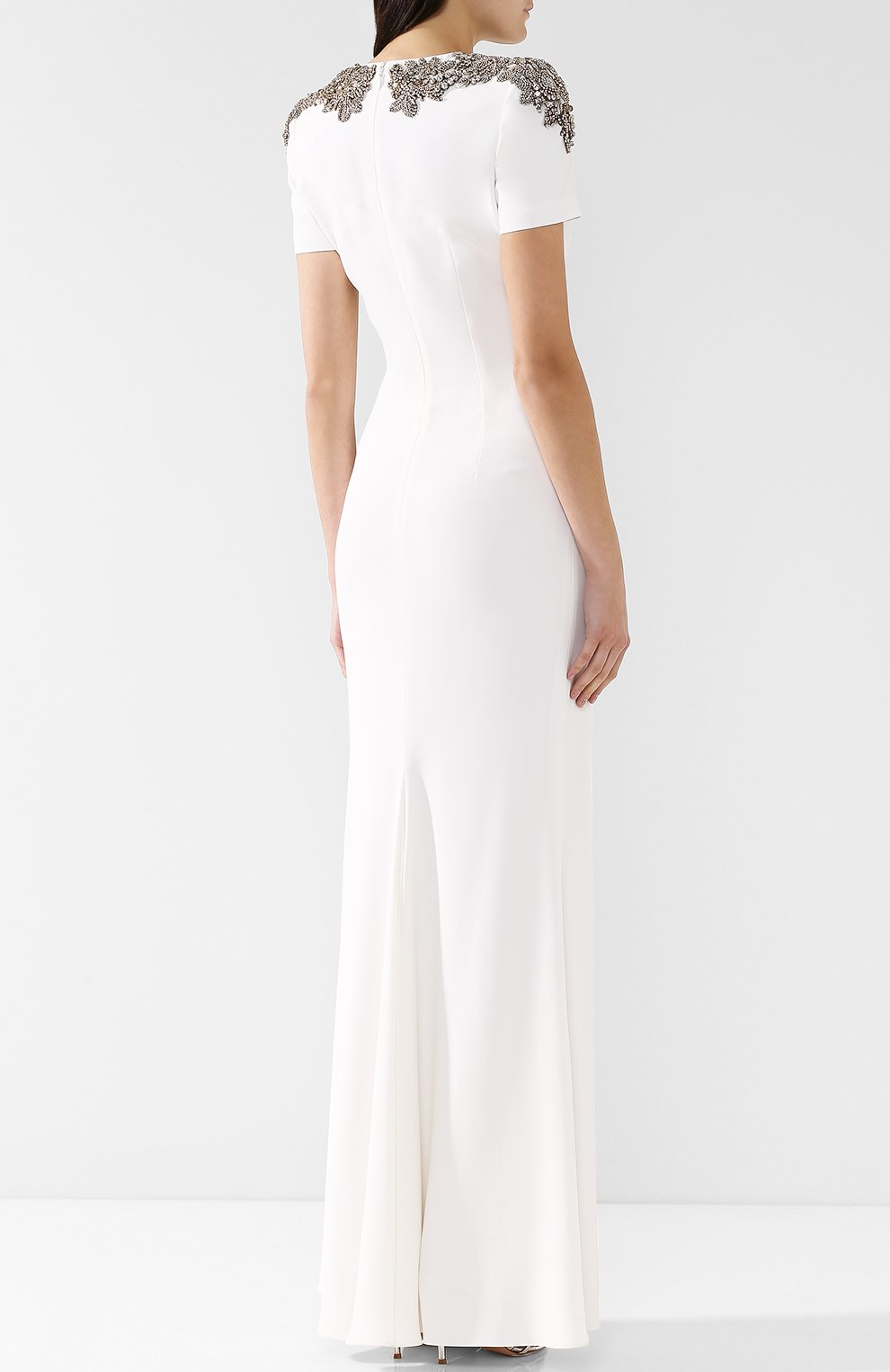 Платье ALEXANDER MCQUEEN белого цвета по цене 699500 руб., арт. 530083/QLE40, фото 4 Платье ALEXANDER MCQUEEN, арт. 530083/QLE40, фото 4