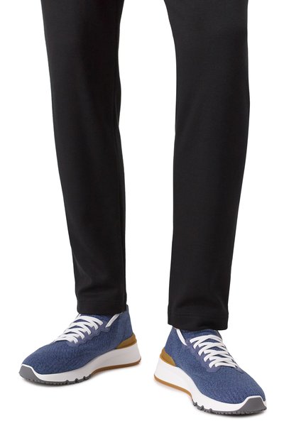 Текстильные кроссовки BRUNELLO CUCINELLI, арт. MZUPMS0252, фото 3