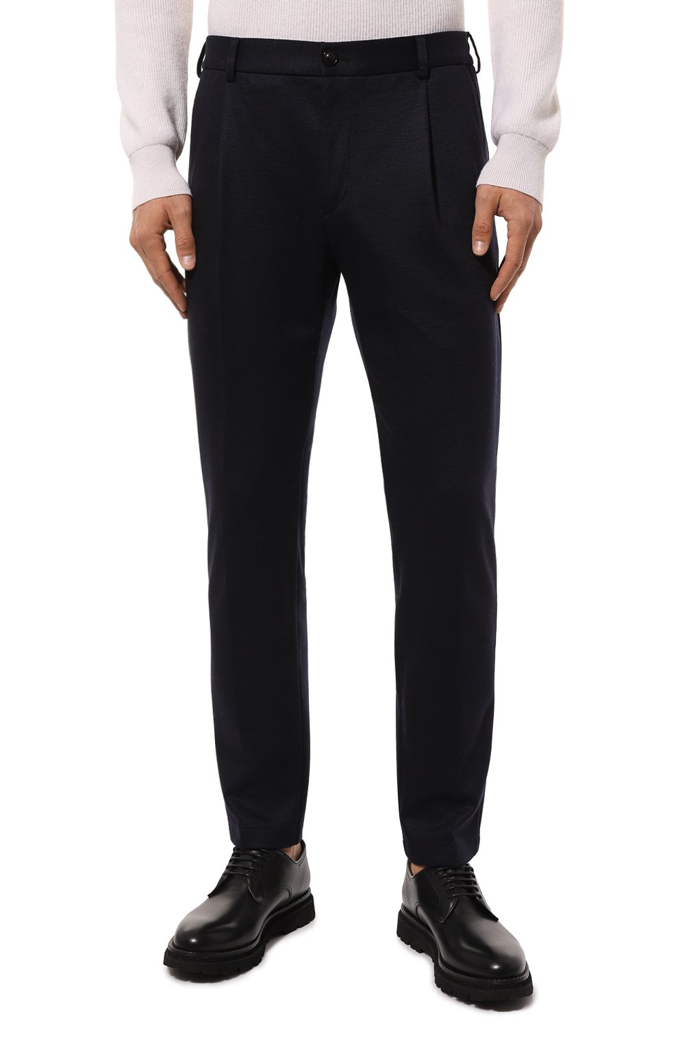 Брюки WINDSOR темно-синего цвета по цене 38000 руб., арт. FL0M0-J2/10010263, фото 3 Брюки WINDSOR, арт. FL0M0-J2/10010263, фото 3