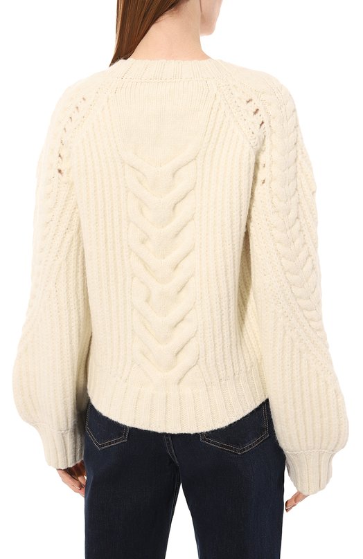 Шерстяной свитер Ports 1961 Кремовый, фото 4