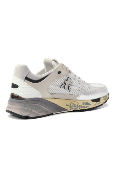 Комбинированные кроссовки mase-d PREMIATA белого цвета по цене 32550 руб., арт. MASED/VAR 7402, фото 5 Комбинированные кроссовки mase-d PREMIATA, арт. MASED/VAR 7402, фото 5